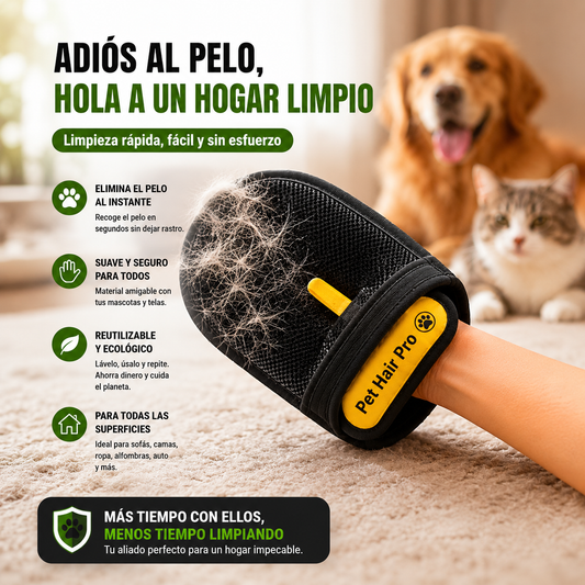 GUANTE REMOVEDOR DE PELOS