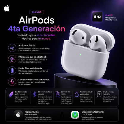 Apple AirPods 4ta Generación