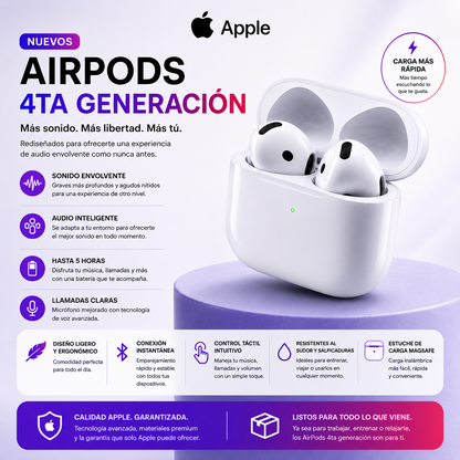 Apple AirPods 4ta Generación