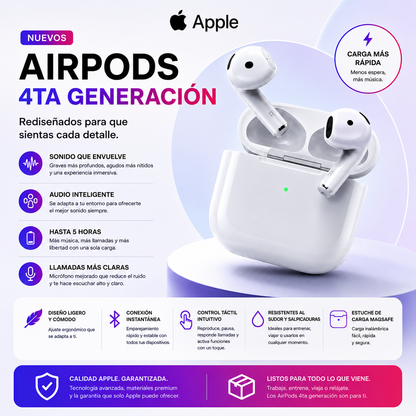 Apple AirPods 4ta Generación