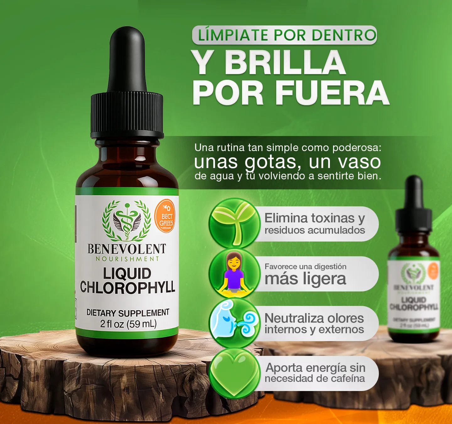 Clorofila Líquida / Vuelve a lucir radiante
